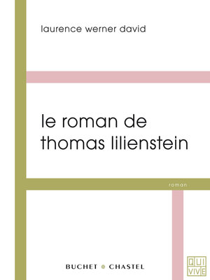 cover image of Le Roman de Thomas Lilienstein